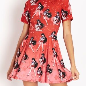 BlackMilk Clothing Sailor Mars Tee Dress XS Limited